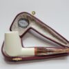 MBSD Meerschaum Deluxe Straight Lovat Block Meerschaum Tobacco Pipe, 9mm Filter [SOLD OUT] - Image 3