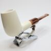 MBSD Meerschaum Deluxe Straight Lovat Block Meerschaum Tobacco Pipe, 9mm Filter [SOLD OUT] - Image 6