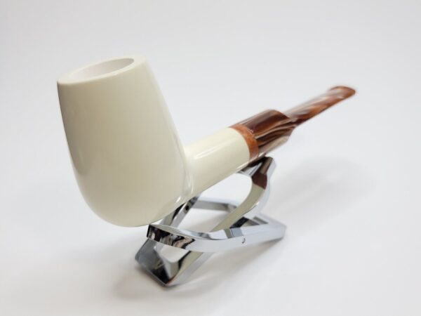 MBSD Meerschaum Deluxe Straight Lovat Block Meerschaum Tobacco Pipe, 9mm Filter [SOLD OUT] - Image 6