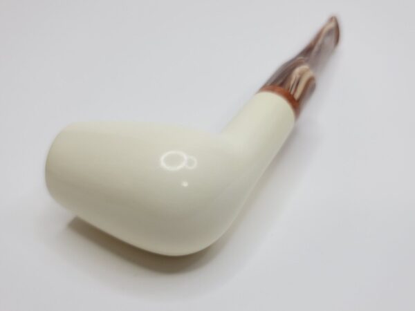 MBSD Meerschaum Deluxe Straight Lovat Block Meerschaum Tobacco Pipe, 9mm Filter [SOLD OUT] - Image 10