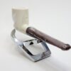 MBSD Meerschaum Straight Billiard Block Meerschaum Tobacco Pipe, Fitted Case [SOLD OUT] - Image 11