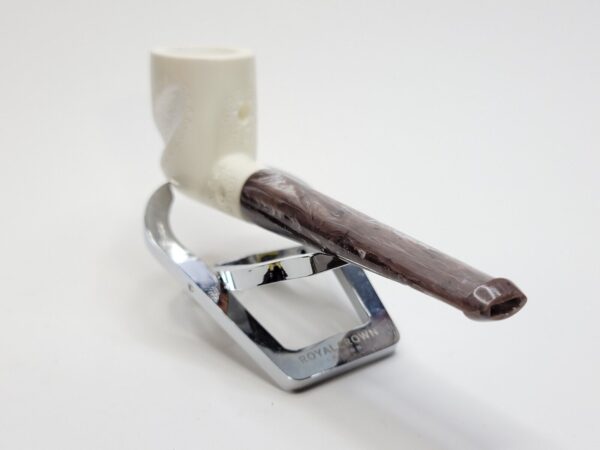 MBSD Meerschaum Straight Billiard Block Meerschaum Tobacco Pipe, Fitted Case [SOLD OUT] - Image 11