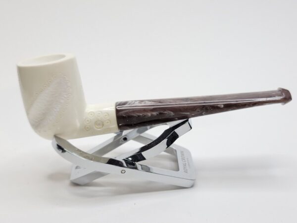 MBSD Meerschaum Straight Billiard Block Meerschaum Tobacco Pipe, Fitted Case [SOLD OUT] - Image 12