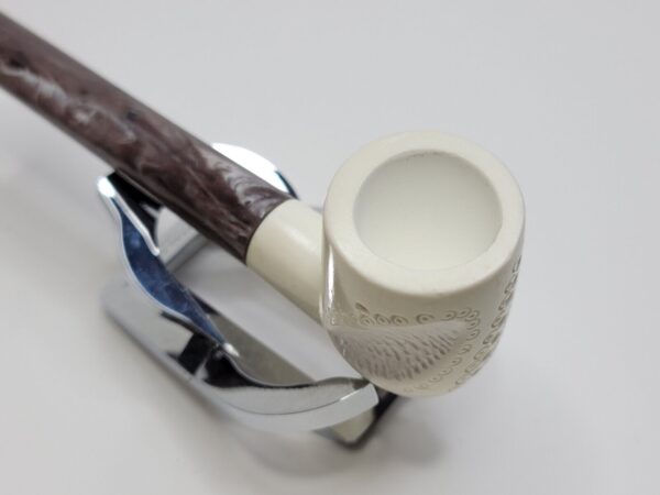 MBSD Meerschaum Straight Billiard Block Meerschaum Tobacco Pipe, Fitted Case [SOLD OUT] - Image 15