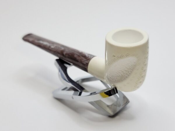 MBSD Meerschaum Straight Billiard Block Meerschaum Tobacco Pipe, Fitted Case [SOLD OUT] - Image 16