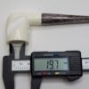 MBSD Meerschaum Straight Billiard Block Meerschaum Tobacco Pipe, Fitted Case [SOLD OUT] - Image 18