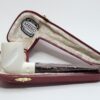 MBSD Meerschaum Straight Billiard Block Meerschaum Tobacco Pipe, Fitted Case [SOLD OUT] - Image 5