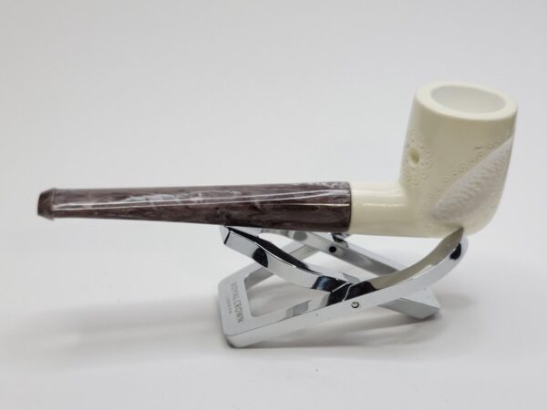 MBSD Meerschaum Straight Billiard Block Meerschaum Tobacco Pipe, Fitted Case [SOLD OUT] - Image 9