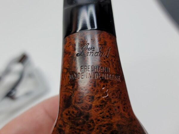 Ove Lindall Freehand Estate Briar Tobacco Pipe, Grest Birdseye, 9mm Filter [SOLD OUT] - Image 9