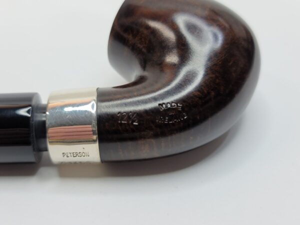 Peterson Deluxe System 12.5 Dark Smooth Bent Billiard Briar Tobacco Pipe, P-LIp [SOLD OUT] - Image 11