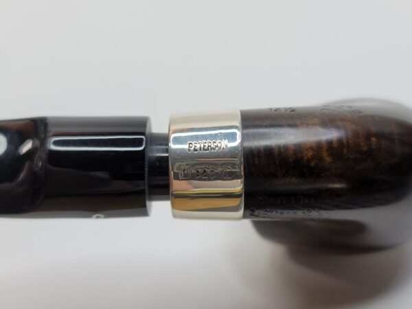 Peterson Deluxe System 12.5 Dark Smooth Bent Billiard Briar Tobacco Pipe, P-LIp [SOLD OUT] - Image 12