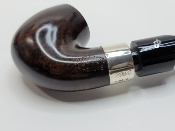 Peterson Deluxe System 12.5 Dark Smooth Bent Billiard Briar Tobacco Pipe, P-LIp [SOLD OUT] - Image 13