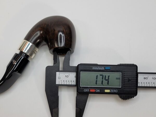 Peterson Deluxe System 12.5 Dark Smooth Bent Billiard Briar Tobacco Pipe, P-LIp [SOLD OUT] - Image 16