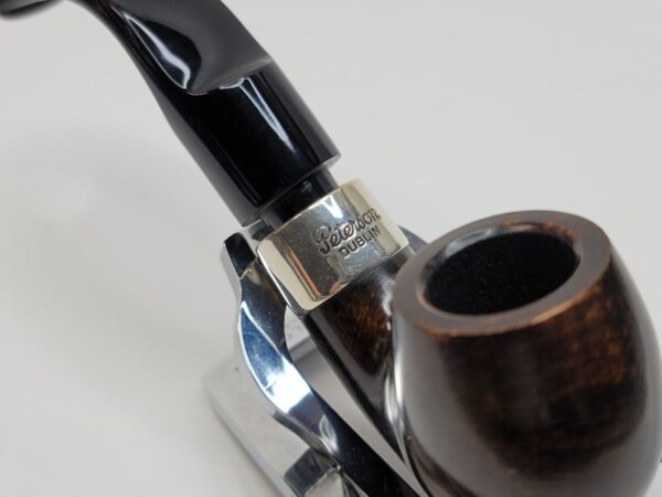 Peterson Deluxe System 12.5 Dark Smooth Bent Billiard Briar Tobacco Pipe, P-LIp [SOLD OUT] - Image 7