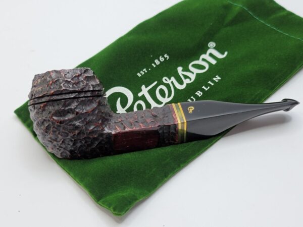 Peterson Rusticated 150 Straight Bulldog Briar Tobacco Pipe [SOLD OUT] - Image 4