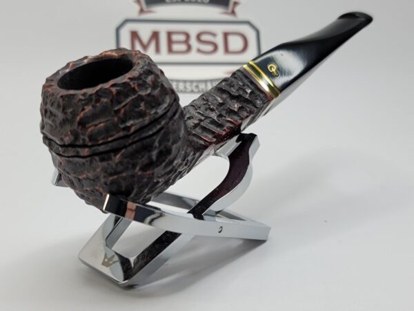 Peterson Rusticated 150 Straight Bulldog Briar Tobacco Pipe [SOLD OUT] - Image 5