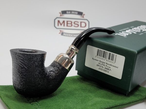 Peterson System Spigot Sandblasted XL315 Bell Calabash Briar Tobacco Pipe [SOLD OUT] - Image 3