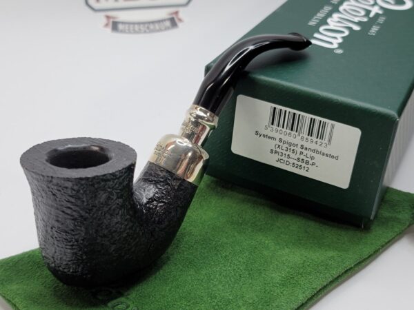 Peterson System Spigot Sandblasted XL315 Bell Calabash Briar Tobacco Pipe [SOLD OUT] - Image 4
