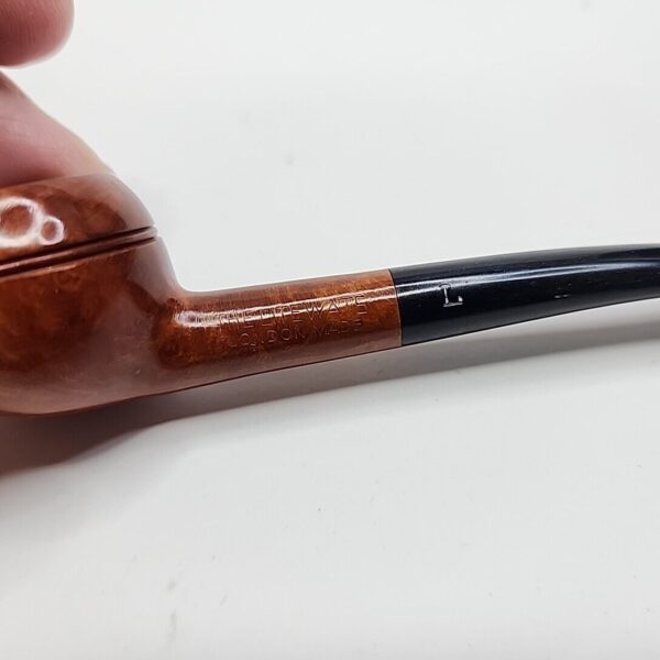 Sasieni The LiteWate Smooth Slightly Bent Rhodesian Briar Tobacco Pipe, Unsmoked [SOLD OUT] - Image 5