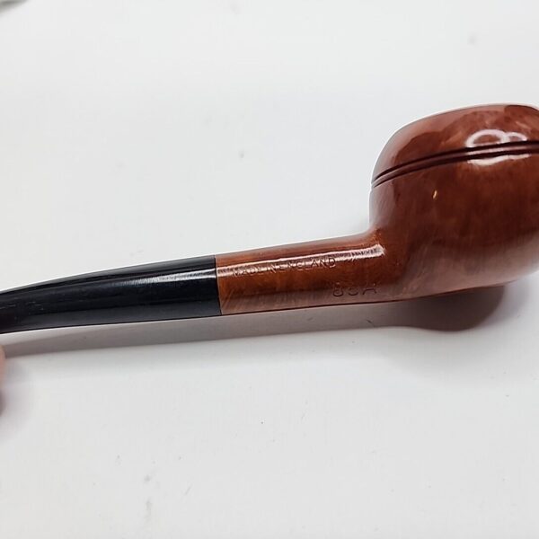 Sasieni The LiteWate Smooth Slightly Bent Rhodesian Briar Tobacco Pipe, Unsmoked [SOLD OUT] - Image 6