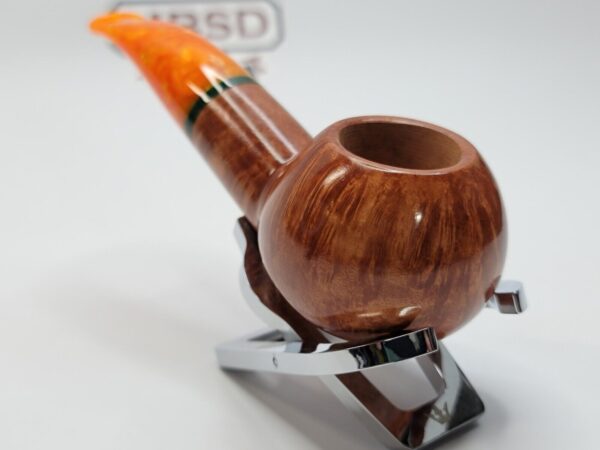 Savinelli Arancia Smooth Brown 320 KS Author Briar Tobacco Pipe, 6mm [SOLD OUT] - Image 12