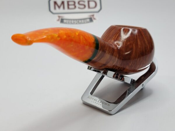 Savinelli Arancia Smooth Brown 320 KS Author Briar Tobacco Pipe, 6mm [SOLD OUT] - Image 13