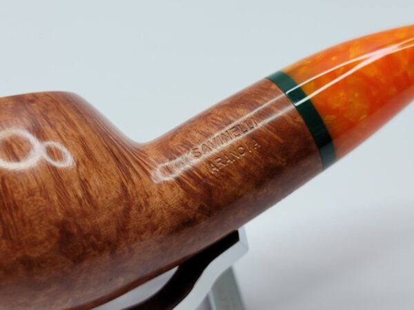 Savinelli Arancia Smooth Brown 320 KS Author Briar Tobacco Pipe, 6mm [SOLD OUT] - Image 9