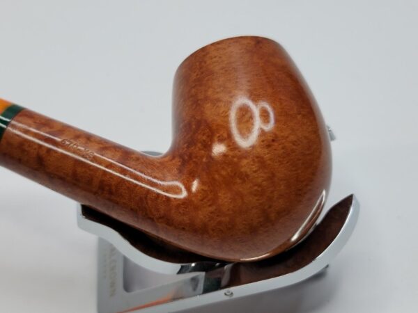 Savinelli Arancia Smooth Brown 670 KS Bent Billiard Briar Tobacco Pipe, 6mm [SOLD OUT] - Image 11