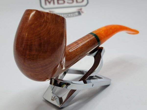 Savinelli Arancia Smooth Brown 670 KS Bent Billiard Briar Tobacco Pipe, 6mm [SOLD OUT] - Image 14