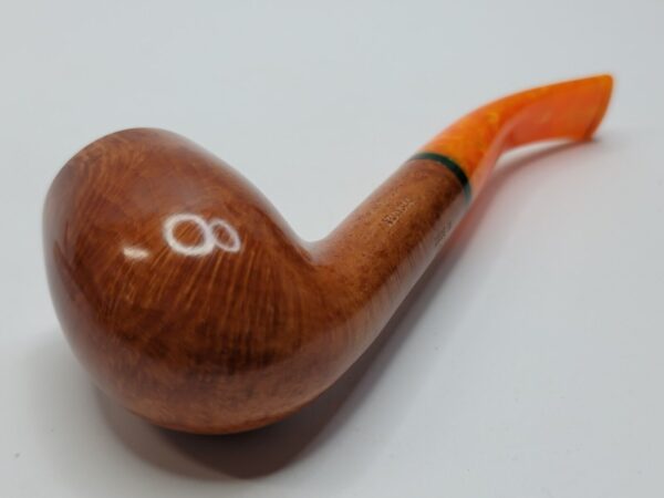 Savinelli Arancia Smooth Brown 670 KS Bent Billiard Briar Tobacco Pipe, 6mm [SOLD OUT] - Image 15