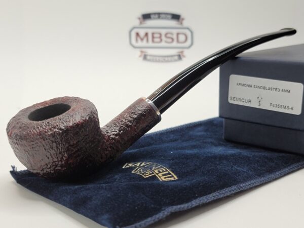 Savinelli Armonia Sandblasted Acorn Chruchwarden Briar Tobacco Pipe, 6mm Filter [SOLD OUT]