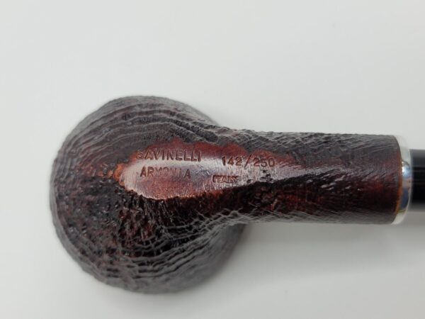 Savinelli Armonia Sandblasted Acorn Chruchwarden Briar Tobacco Pipe, 6mm Filter [SOLD OUT] - Image 10