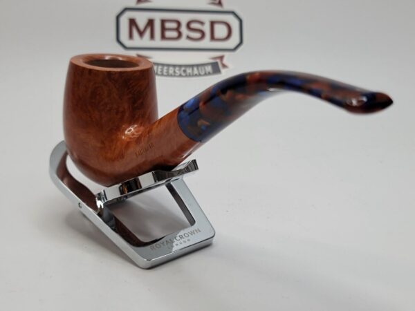 Savinelli Fantasia Smooth Natural 606 KS Bent Billiard Briar Smoking Pipe, 6mm [SOLD OUT] - Image 11