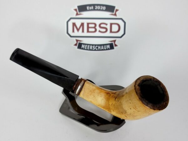 Unique Antique Meerschaum Tobacco Pipe With Replacement Mouthpiece [SOLD OUT] - Image 3