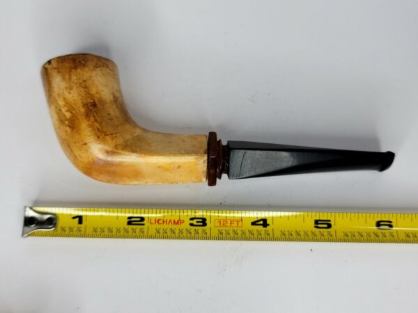 Unique Antique Meerschaum Tobacco Pipe With Replacement Mouthpiece [SOLD OUT] - Image 9