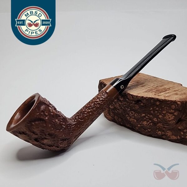 Vintage Barrister Rusticated Dublin Briar Tobacco Pipe, Unsmoked, France [SOLD OUT]
