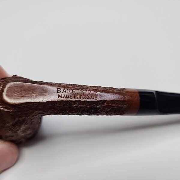 Vintage Barrister Rusticated Dublin Briar Tobacco Pipe, Unsmoked, France [SOLD OUT] - Image 9