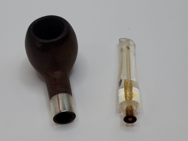 Vintage No Name Apple Estate Briar Tobacco Smoking Pipe, Perspex Stem [SOLD OUT] - Image 12