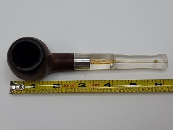 Vintage No Name Apple Estate Briar Tobacco Smoking Pipe, Perspex Stem [SOLD OUT] - Image 10