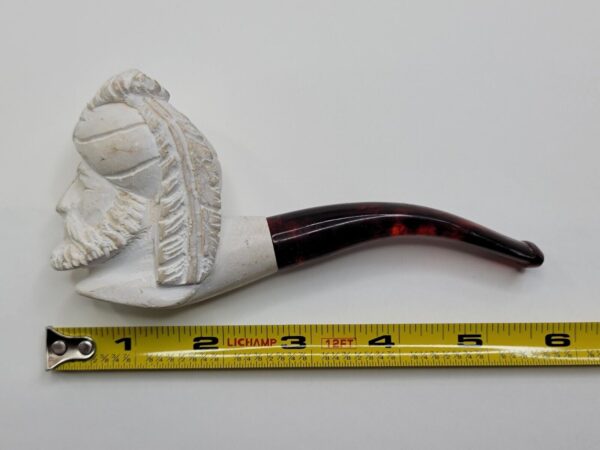 Vintage Unsmoked Block Meerschaum Tobacco Smoking pile of Bearded Man [SOLD OUT] - Image 11