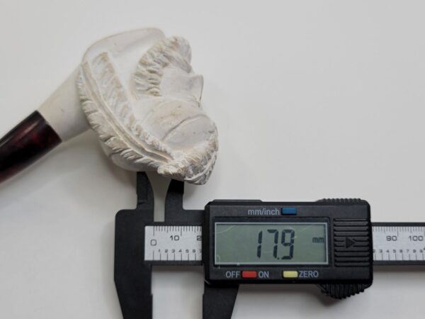 Vintage Unsmoked Block Meerschaum Tobacco Smoking pile of Bearded Man [SOLD OUT] - Image 12