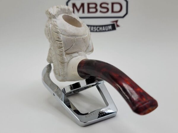 Vintage Unsmoked Block Meerschaum Tobacco Smoking pile of Bearded Man [SOLD OUT] - Image 4
