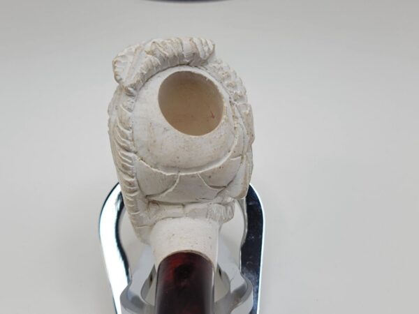 Vintage Unsmoked Block Meerschaum Tobacco Smoking pile of Bearded Man [SOLD OUT] - Image 5