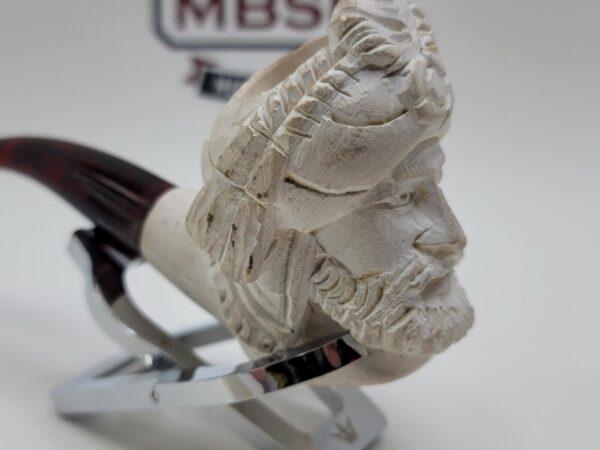 Vintage Unsmoked Block Meerschaum Tobacco Smoking pile of Bearded Man [SOLD OUT] - Image 7