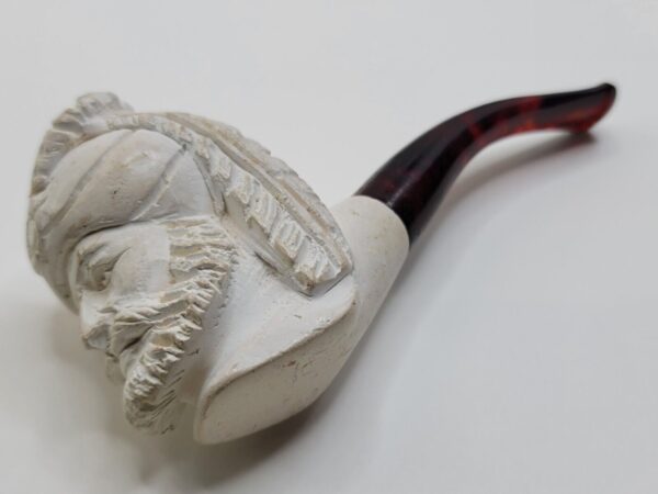Vintage Unsmoked Block Meerschaum Tobacco Smoking pile of Bearded Man [SOLD OUT] - Image 9