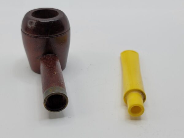 Vintage Wooden Tobacco Smoking Pipe Is Tribal Man - Image 9