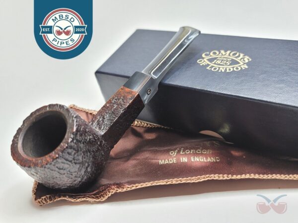 1970s Comoy's Silver Cloud 497 Rusticated Pot Estate Briar Tobacco Pipe, London [SOLD OUT]