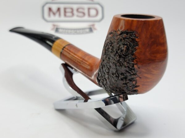 Aldo Velani Firmata Rustico Partially Rusticated Estate Briar Tobacco Pipe [SOLD OUT] - Image 12