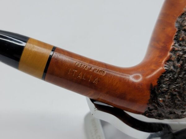Aldo Velani Firmata Rustico Partially Rusticated Estate Briar Tobacco Pipe [SOLD OUT] - Image 14