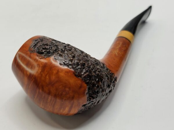 Aldo Velani Firmata Rustico Partially Rusticated Estate Briar Tobacco Pipe [SOLD OUT] - Image 16